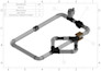 create autocad mechanical orthographic projection drawing